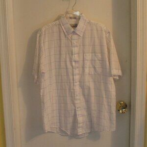 Vintage Wedgefield Men's Short Sleeve Dress Shirt